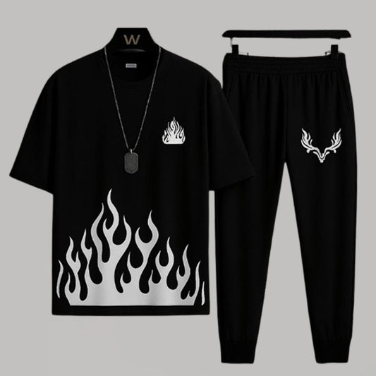 Product Name: 2 Pcs Men's Micro Plain Track Suit