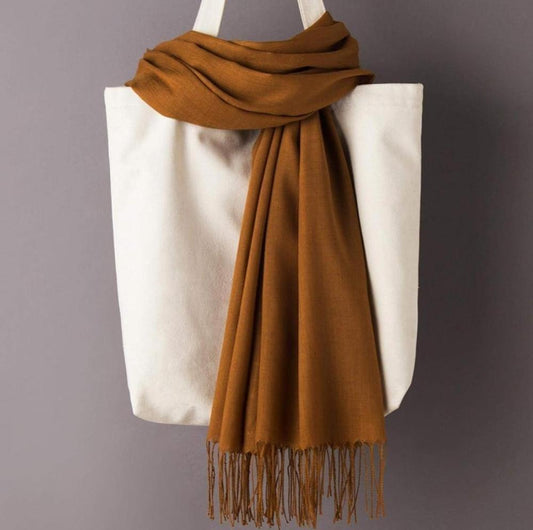Woman's woolen Plain Shawal